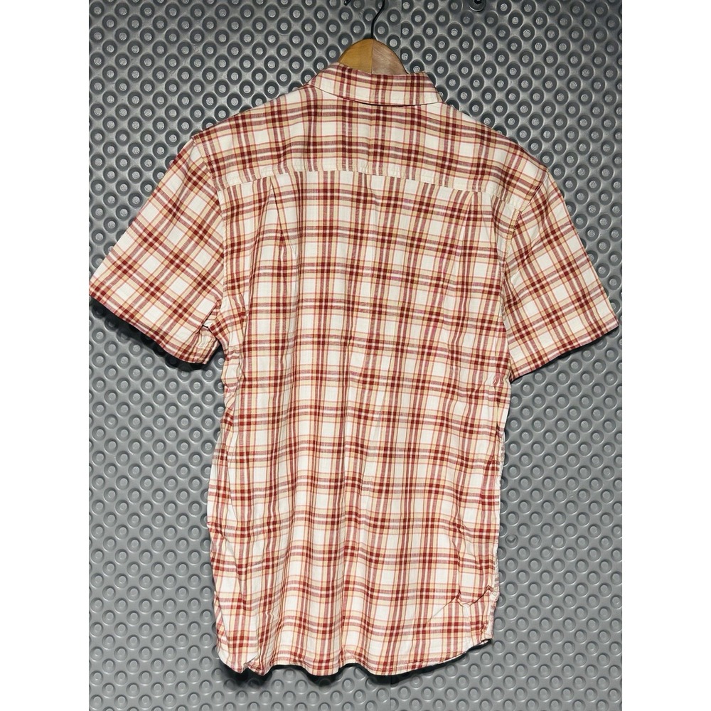 Carhartt Men's M Bozeman Relaxed Fit SS Plaid Shirt Red Duck Rugged Flex - Picture 3 of 11